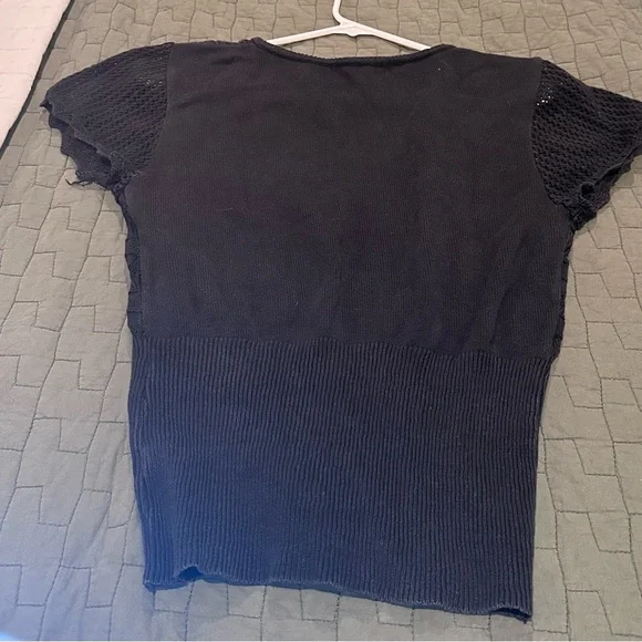 Black Women's Cardigan - Picture 2 of 3